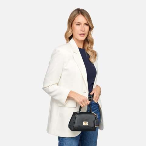 handbag CICLAMINIA WOMAN Black - image number 6 | GEOX