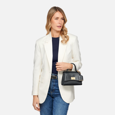 handbag CICLAMINIA WOMAN Black - image number 8 | GEOX