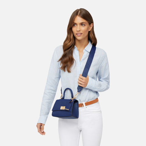 handbag CICLAMINIA WOMAN Bluette - image number 7 | GEOX