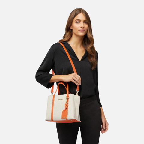handbag NABONA WOMAN Beige/Orange - image number 7 | GEOX
