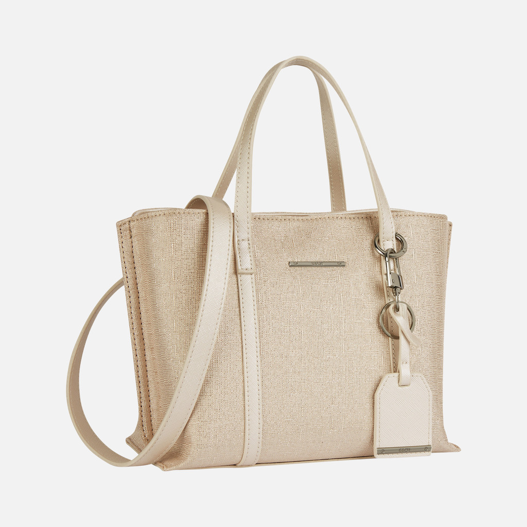 shoulder bag NABONA WOMAN Terracotta/Silver - image number 1 | GEOX