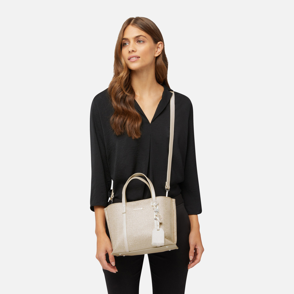 shoulder bag NABONA WOMAN Terracotta/Silver - image number 7 | GEOX