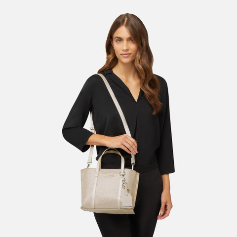 shoulder bag NABONA WOMAN Terracotta/Silver - image number 8 | GEOX