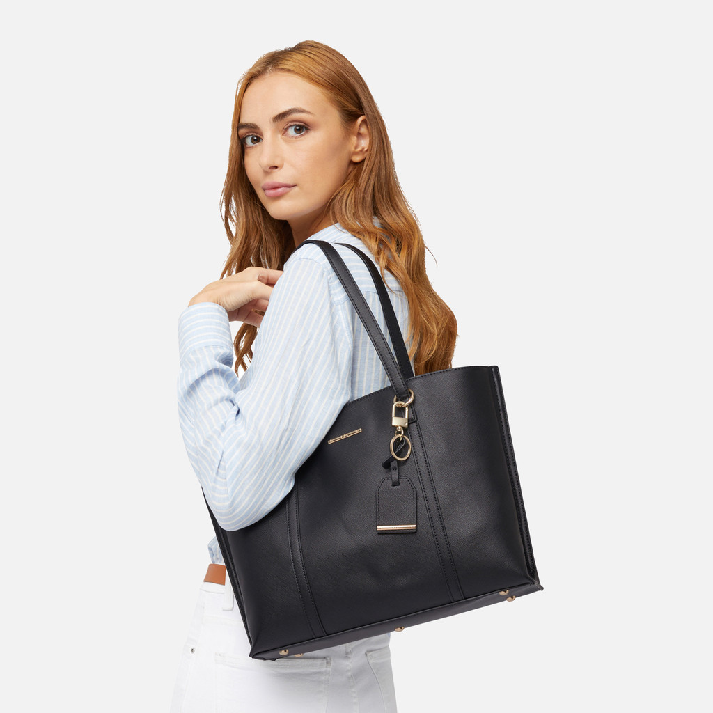 Geox® NABONA: Women's black Shoulder Bag | Geox® AIDA