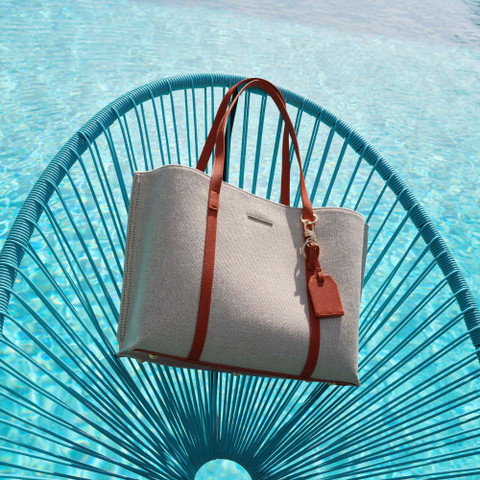 shoulder bag NABONA WOMAN Beige/Orange - image number 9 | GEOX