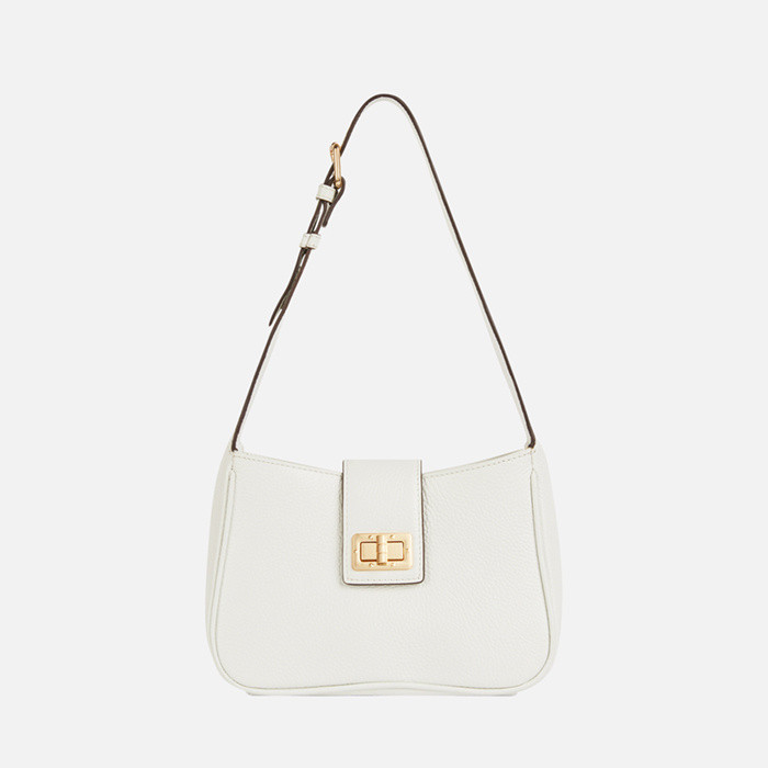 Shoulder bag SOLANGY WOMAN White | GEOX