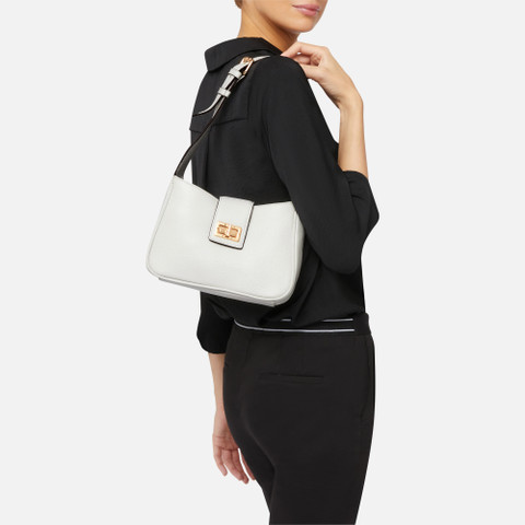 Shoulder bag SOLANGY WOMAN White - image number 0 | GEOX