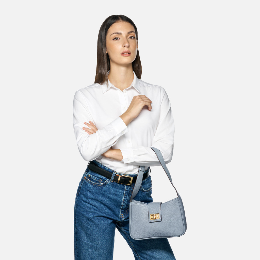 Shoulder bag SOLANGY WOMAN Light Sky - image number 6 | GEOX