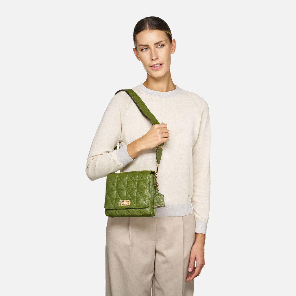cross-body bag VERIANA WOMAN Green - image number 5 | GEOX