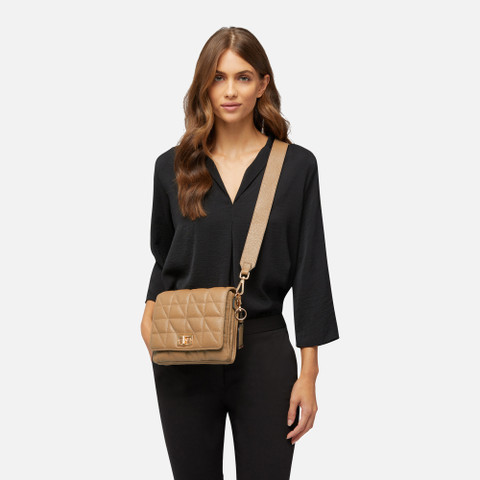 cross-body bag VERIANA WOMAN Tan - image number 5 | GEOX