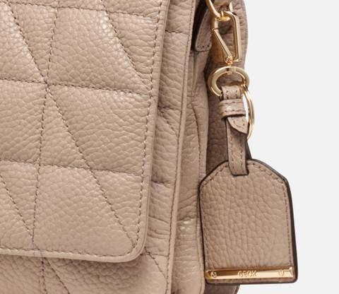 Cross-body bag VERIANA WOMAN Light Taupe - image number 4 | GEOX