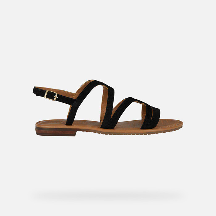 Flat sandals SOZY S WOMAN Black | GEOX