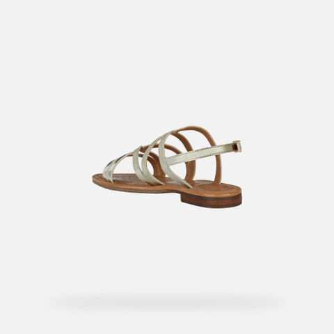 flat sandals SOZY S WOMAN Light Gold - image number 3 | GEOX