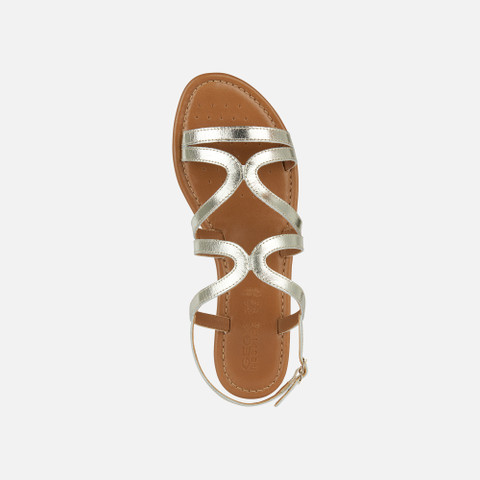 flat sandals SOZY S WOMAN Light Gold - image number 5 | GEOX