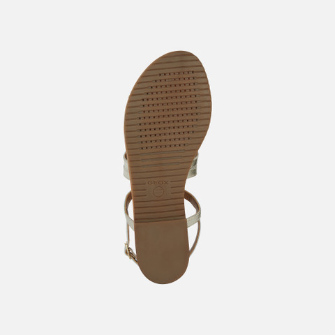 flat sandals SOZY S WOMAN Light Gold - image number 6 | GEOX