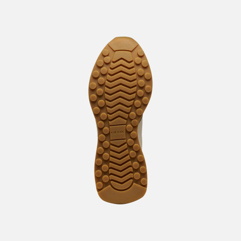 Low top sneakers AMABEL WOMAN Light taupe/Papyrus - image number 6 | GEOX