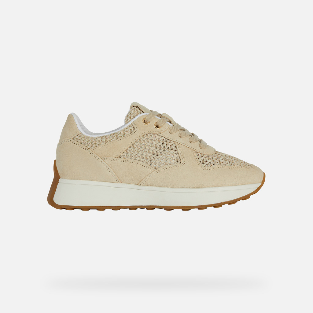 Low Top Sneakers AMABEL WOMAN Sand - image number 1 | GEOX