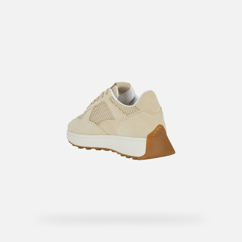 Low Top Sneakers AMABEL WOMAN Sand - image number 3 | GEOX