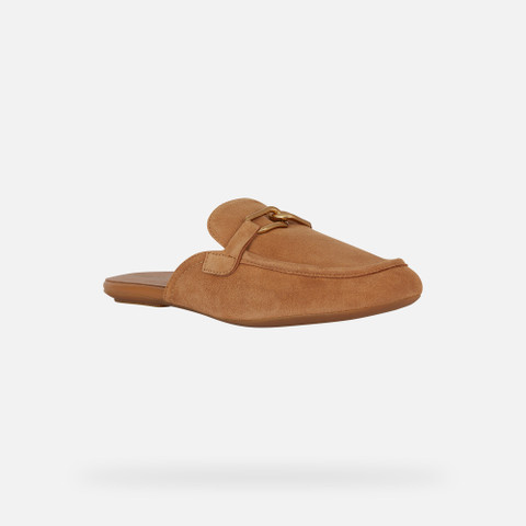 mules PALMARIA WOMAN Cognac - image number 2 | GEOX