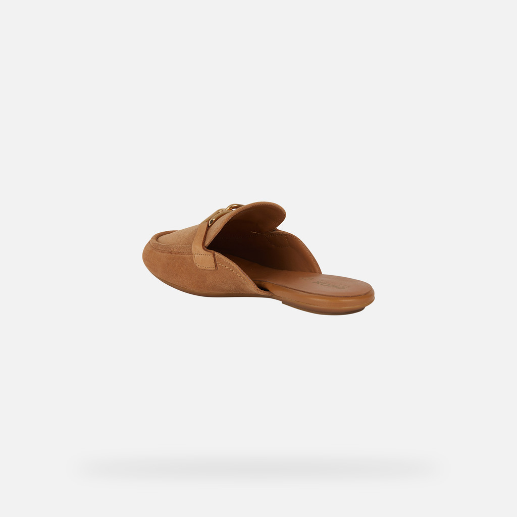 mules PALMARIA WOMAN Cognac - image number 3 | GEOX