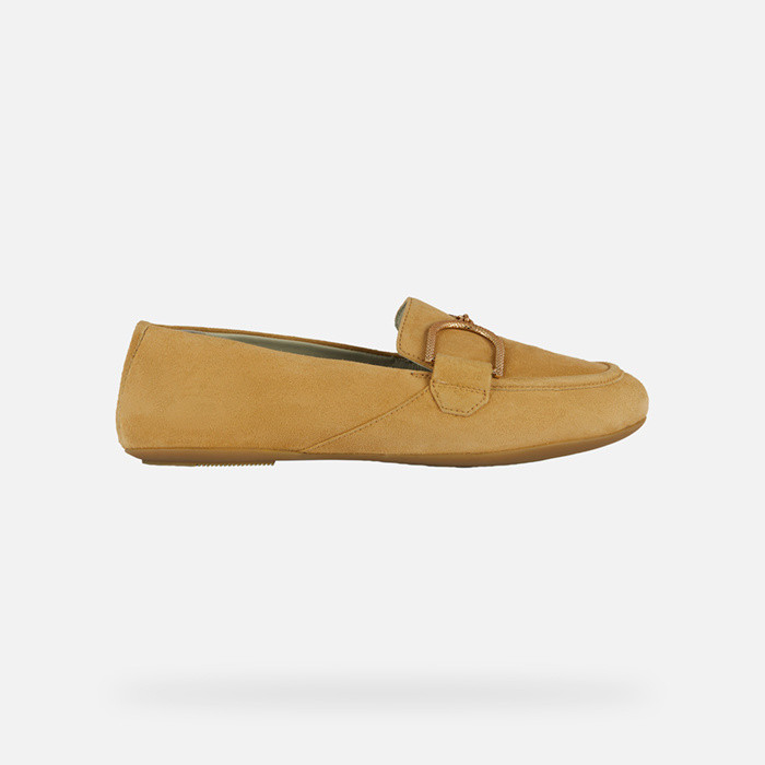 Suede loafers PALMARIA WOMAN Sand | GEOX
