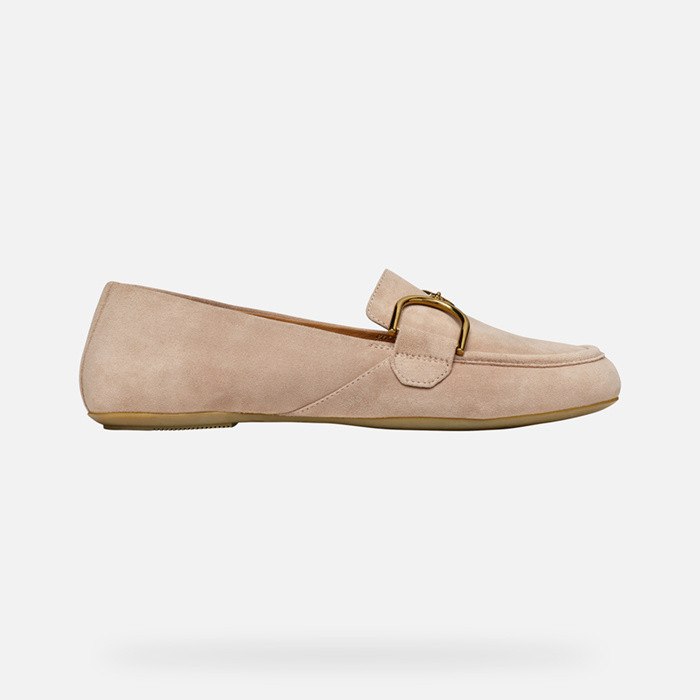Leather loafers PALMARIA WOMAN Peach | GEOX