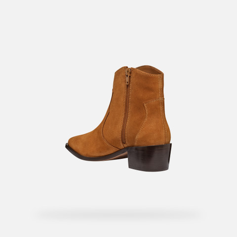 Cowboy boots TEXICA WOMAN Cognac - image number 3 | GEOX