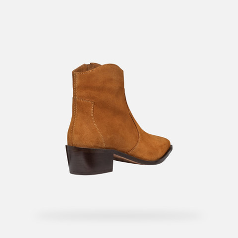 Cowboy boots TEXICA WOMAN Cognac - image number 4 | GEOX