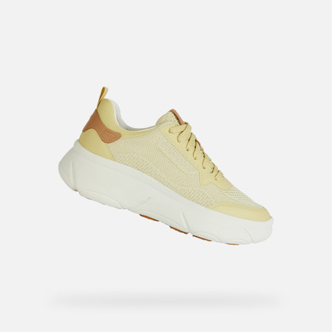 platform trainers NEBULA 2.0 X WOMAN Light Yellow - image number 0 | GEOX