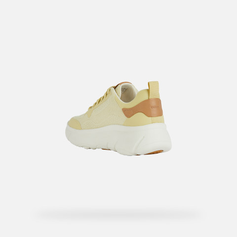 platform trainers NEBULA 2.0 X WOMAN Light Yellow - image number 3 | GEOX