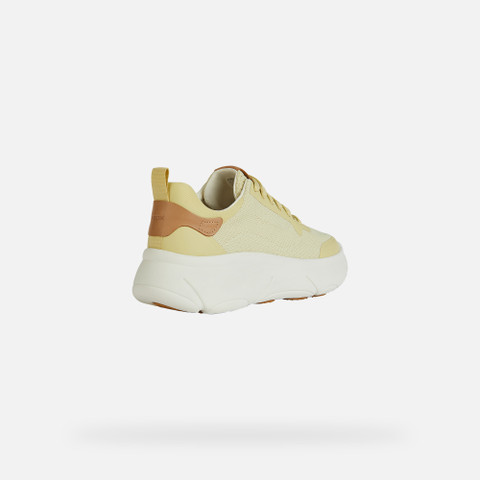 platform trainers NEBULA 2.0 X WOMAN Light Yellow - image number 4 | GEOX