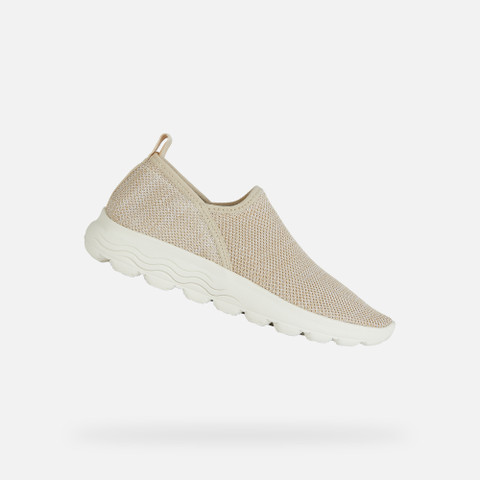 fabric sneakers SPHERICA WOMAN Light Taupe - image number 0 | GEOX
