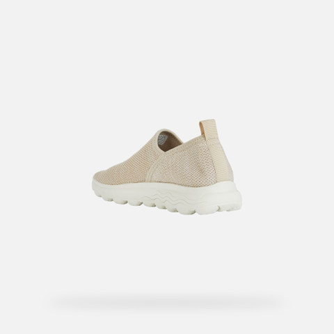 fabric sneakers SPHERICA WOMAN Light Taupe - image number 3 | GEOX