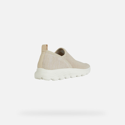 fabric sneakers SPHERICA WOMAN Light Taupe - image number 4 | GEOX