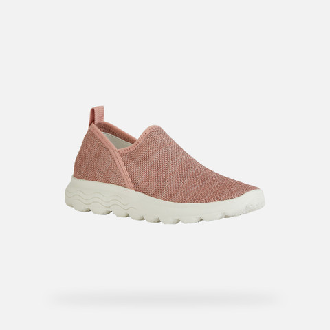 fabric sneakers SPHERICA WOMAN Peach - image number 2 | GEOX