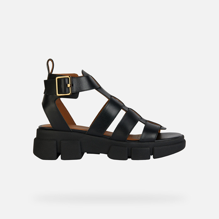 Platform sandals LISBONA WOMAN Black | GEOX