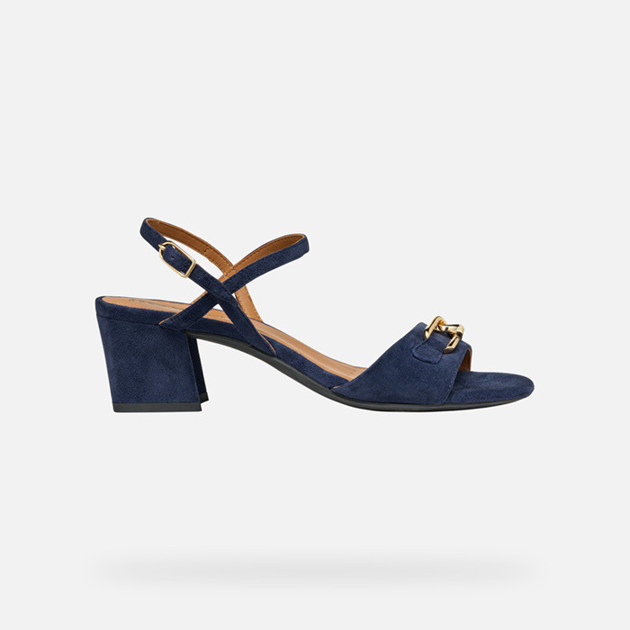 Medium-heeled sandals NEW ERAKLIA 50 WOMAN Navy | GEOX