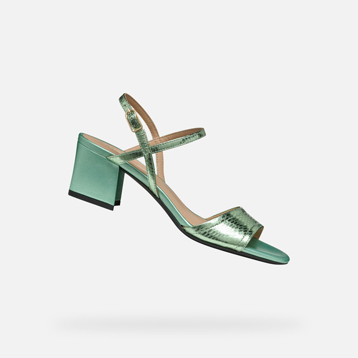 Medium-heeled sandals NEW ERAKLIA 50 WOMAN Mint | GEOX