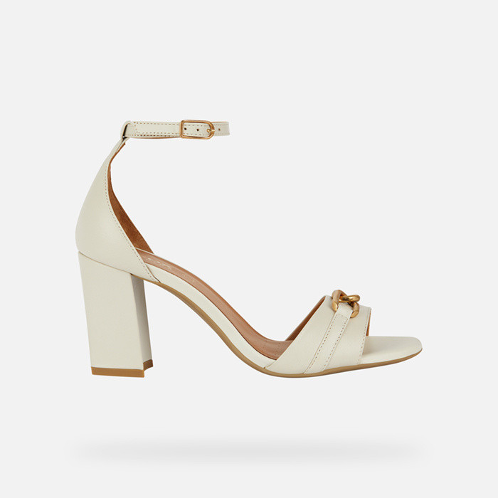 High-heeled sandals NEW ERAKLIA 80 WOMAN Light Sand | GEOX