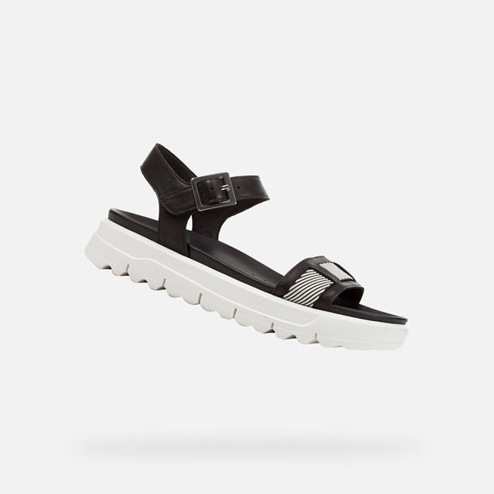 Platform sandals XAND 2.1S WOMAN Black/Off White | GEOX