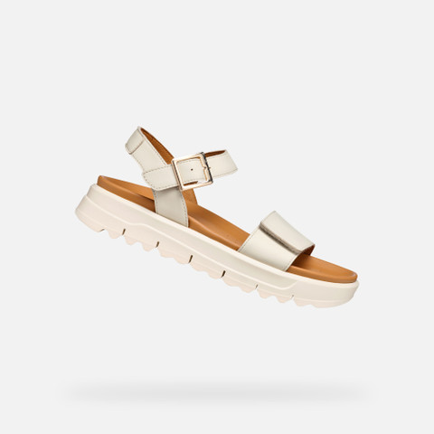 flat sandals XAND 2.1S WOMAN Light Sand - image number 0 | GEOX