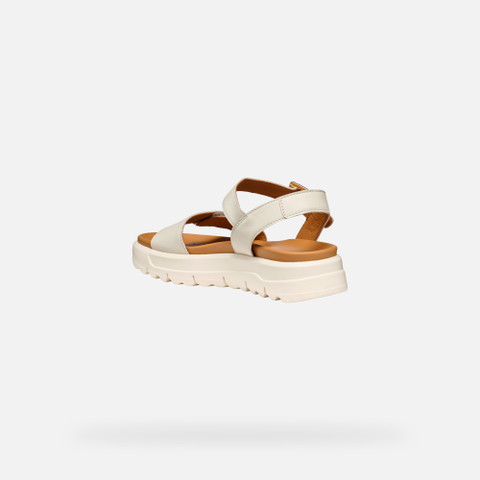 flat sandals XAND 2.1S WOMAN Light Sand - image number 3 | GEOX