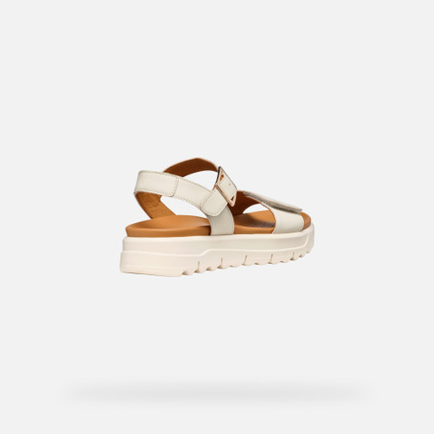 flat sandals XAND 2.1S WOMAN Light Sand - image number 4 | GEOX