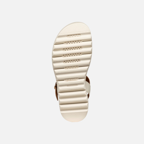 flat sandals XAND 2.1S WOMAN Light Sand - image number 6 | GEOX