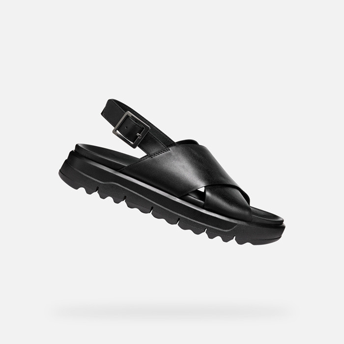Flat sandals XAND 2.1S WOMAN Black | GEOX