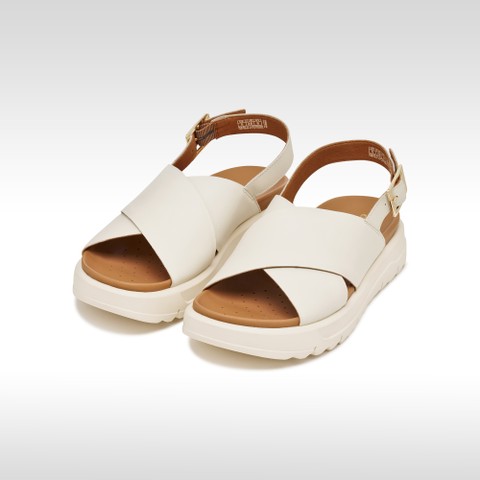 Sandalias planas XAND 2.1S MUJER Blanco lechoso - image number 2 | GEOX