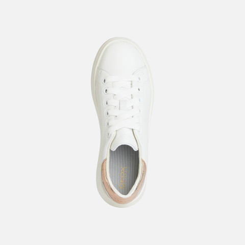 Low Top Sneakers SPHERICA EC4.1 WOMAN White/Rose Gold - image number 5 | GEOX