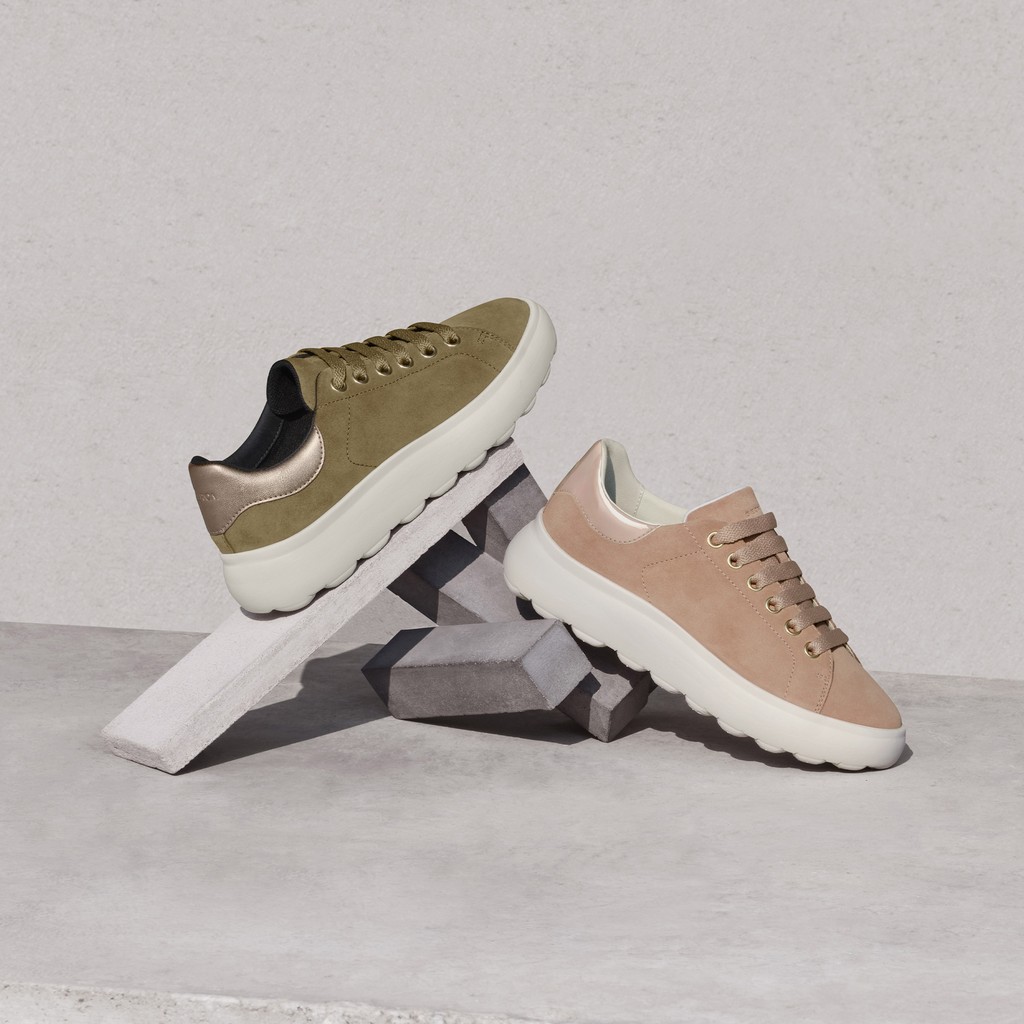 Low top sneakers SPHERICA EC4.1 WOMAN Musk/Sand - image number 7 | GEOX