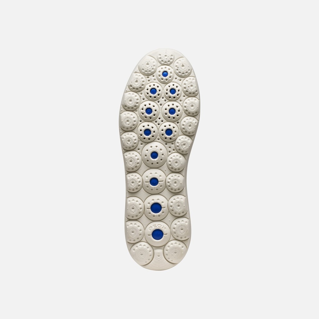 Lightweight cushioned shoes SPHERICA EC4.1 WOMAN White/Brown - image number 6 | GEOX