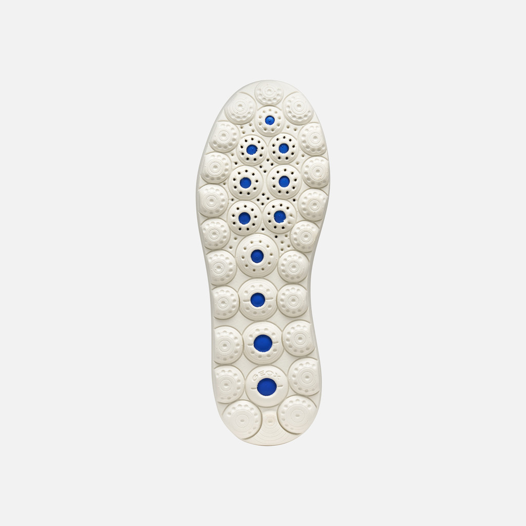 Low top sneakers SPHERICA EC4.1 WOMAN White/Light Gold - image number 6 | GEOX